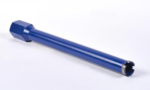 Diamantbohrkrone UNC 1 1/4 Zoll 26-244 mm Durchmesser 400mm LängBohrkrone Kernbohrer mit Turbo Diamantsegmenten (Ø 26mm x L 400mm)