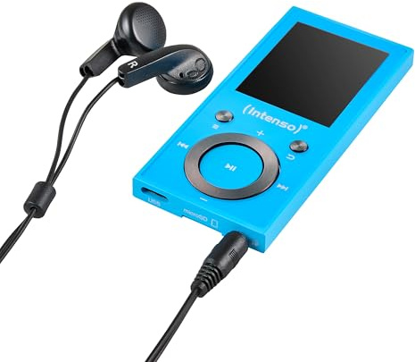 Intenso Video Scooter BT MP3 Player - 64 GB Speicher & Bluetooth 5.0, Blau
