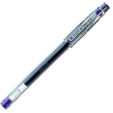 Pilot Pen G - Tec C4 0.4 mm Microtip Rollerball Pen - Violet
