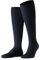 FALKE Herren Kniestrümpfe Bristol Pure M Kh Wolle lang einfarbig 1 Paar, Blau Dark Navy 6370, 47-48