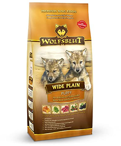 Wolfsblut - Wide Plain Puppy - 500 g - Pferd - Trockenfutter - Hundefutter - Getreidefrei