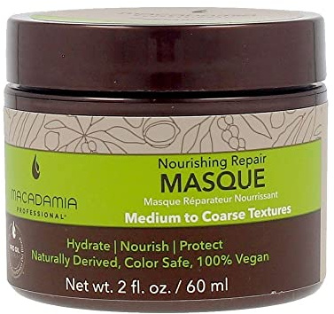 Macadamia Professional Nourishing Moisture Masque - Hydrating Argan Oil Deep Conditioning Hair Mask for Damaged Hair, Care, Sulfate & Paraben Free, 100% Vegan, 8 fl oz