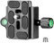 Koolehaoda Quick Release Plate Adapter Clamp with 1/4-3/8 inches Screw and Bubble Level for DSLR Camera, Tripod, Monopod, Stabilizer, Ball Head