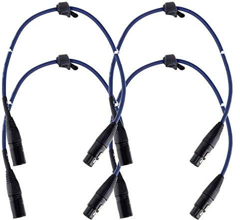 Pronomic Stage DMX3-0,5 cable DMX 0,5m set 4x