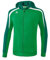ERIMA Herren Jacke Liga 2.0 Trainingsjacke mit Kapuze, smaragd/evergreen/weiß, M, 1071843