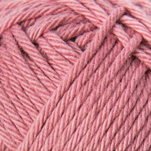 Ricorumi DK Wolle 100% Baumwolle Häkelgarn Häkelwolle 1 Knäul 25g Farbe (010 altrosa)