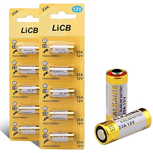 LiCB - 10 batterie alcaline da 23 A - 12 V, A23S MN21/23, L1028, A23 - 12 V, 100% garanzia completa