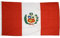 Flaggenfritze Fahne/Flagge Peru - 150 x 250 cm + gratis Sticker, XXL-Fahne