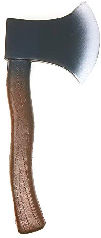 Skeleteen Accessoire de costume de bûcheron - Hache de hache aspect bois pour fête - 1 pièce