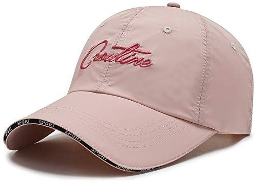 CLAPE Unisex Sport Running Cap Quick Dry Basecaps Baseball Cap Wasserdicht Laufmütze Atmungsaktive Outdoor Kappe UV Schutz Sommer Cap Herren (CP14-Pink)