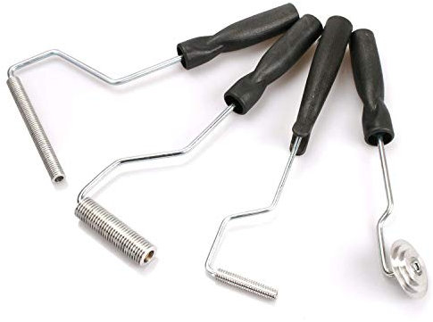 Lot de 4 rouleaux en fibre de verre - Pour baignoire et réparation de bateau