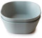 mushie Bol de vaisselle pour enfants | Ensemble de 2 vaisselle réutilisable | Sans BPA, passe au lave-vaisselle et au micro-ondes | Fabriqué au Danemark | Sage