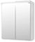 Stella Trading POOL Miroir salle de bain avec lumière LED en blanc - armoire de toilette moderne avec beaucoup d'espace de rangement - 60 x 68 x 20 cm