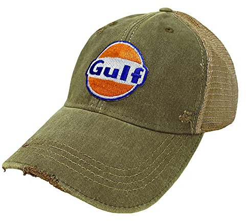 Gulf Verstellbarer Snapback-Hut im Used-Look, Forever Olive, Einheitsgröße