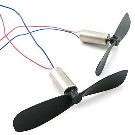 Pilang zxxin-dc motors, DC Motor Aircraft Small Motor 2*Motors, Mini RC Toy Quadcopter Drone Set, And 2*Propeller Rotor Blades DIY, durable