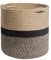 GZWY Panier à Plantes en Corde de Coton,Cache-Pots Cache Pot en Osier Panier de Rangement Tressé Pot de Fleurs Cache-Pot pour Plantes d'intérieur Contenants pour Plantes pour Maison Décor (30cm)
