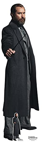 Star Cutouts Ltd SC4056 Albus Dumbledore Jude Law Lifesize Cardboard Cutout Perfect for Birthdays, Gifts, Parties & Fans Fantastic Beasts