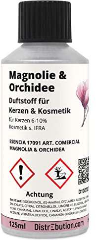 Magnolie Orchidee 125ml Duft Öl für Kerzen, Kosmetik, Seifenherstellung