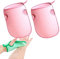 2022 Nouveau gant de bain exfoliant super doux, indolore pour la peau, gant de bain exfoliant magique, dissolvant de peau morte pour adultes, enfants et femmes enceintes (Pink *2pcs)