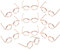 NUOBESTY Mini-Sonnenbrille Für Puppen 10 Stücke Mini Metalldraht Rand Brillen Brillen Puppen Verkleiden Spielzeug Brillen Requisiten Für Puppenzubehör Puppen-Cosplay-Zubehör