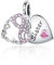 RMMY Infinite Love Sister Charm Anhänger 925 Sterling Silber Charm Bead für Armband Damen Schmuck Perfektes Birthday Muttertagsgeschenk