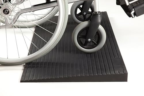 The Ramp People Gummi Schwellenrampe 4mm - 70mm (65mm) - Gummirampe Türschwelle, Türschwellenrampe Gummi (100x65x6,5cm LBH)
