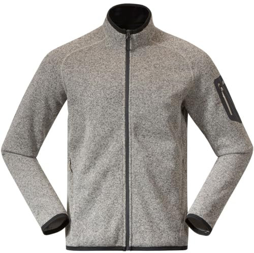 Bergans Herren Kamphaug Knitted Jacke, dark shadow grey, M