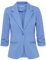 fransa FRZablazer Damen Blazer Kurzblazer Jacke mit Stretch Geraffte Ärmel mit Taschen, Größe:M, Farbe:Ultramarine (174037)