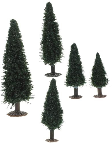 NUOBESTY 15St kleines Baumlandschaftsmodell Bäume trainieren Modell Kiefern weihnachtsdeko Modelle Mini-Landschaftsdekor Mini-Sandtisch-Pflanzenmodell Kleiner Baum Modellbaum Tannenzapfen
