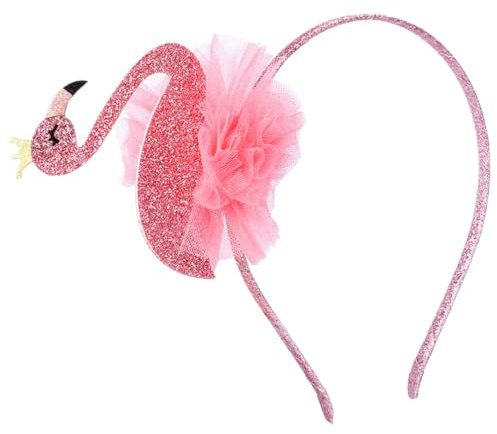 CALLARON Einzigartiges Flamingo-stirnband Party-kopfschmuck Für Frauen Haarband Zum Schminken Und Waschen Des Gesichts