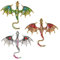 WUISOLQP éMail Dragon Broche, 3 PièCes DrôLe De Dragon Broches, Dinosaure Broche Revers Pin, Cadeau éCharpe Revers Pin Charms Pour Les Hommes Et Les Femmes