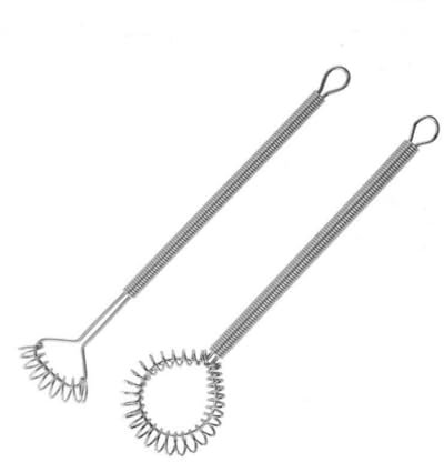 Mini frusta in acciaio inox | 2 mini fruste per caffè e cottura, frusta portatile con filo a molla resistente al calore, montalatte compatto, miscelatore per salse, bevande cremose e utensili da