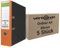 versando 5x breiter Premium Ordner DIN A4 Rücken 8cm Aktenordner Ringordner - Blauer Engel zertifiziert - orange