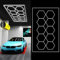 Sedtonmu Hexagon LED Garage Light, 6500K Sechseck Led Autogaragenlicht for Garage, Werkstatt, Lager, Keller, Fitnessstudio etc.,6000k,2