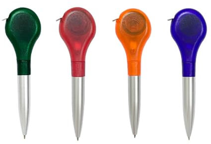 4 Stück 2 in 1 Maßbandstifte Multifunktionaler Kugelschreiber Lineal Maßband Stifte Maßband im Schreibstift