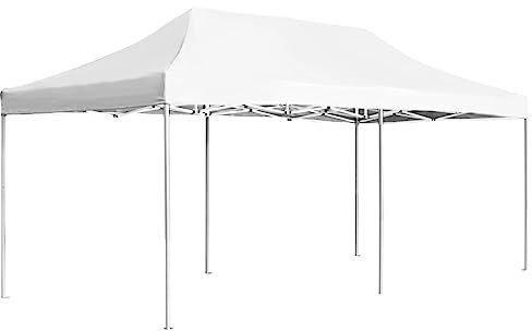 Lawn & Garden Profi Faltbares Partyzelt Aluminium 6x3m Weiß Outdoor Living