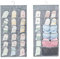 WEIQILE Hängender Kleiderschrank Aufbewahrungs-Organizer - 30 Taschen Hängende Kleideraufbewahrung Organizer für Unterwäsche Socken Krawatten Organizer (30 Pockets)