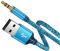 USB A to 3.5mm Audio Cable 3FT, USB A to 3.5mm Aux Cord Compatible with Laptop PC PS5/4, Windows 10/8.1/8/7/Vista/XP, Mac OS X, Linux, Google Chromebook, Windows Surface 3 Pro, Headphone Speaker