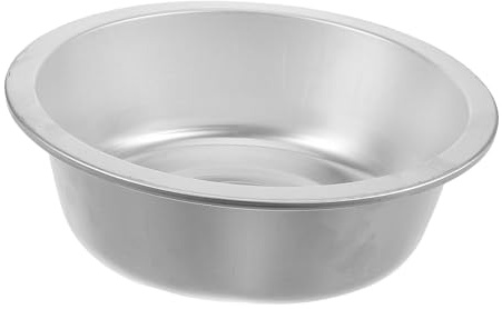 Mobestech Aluminum Basin Large Kitchen Salad Preparation Bowl Wash Bowl Sink Metal Salad