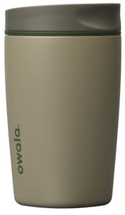 Owala SmoothSip Slider Stainless Steel Coffee Tumbler, 355ml, Off Road | Leakproof Slider Lid | Patented SmoothSip Spout | Cup-Holder Friendly | BPA, Lead, and Phthalate-Free | Hot & Cold Drinks