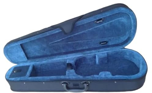 4/4 3/4 1/2 1/4 1/8 dreieckige Schaum Violine Hard Case Professionelle Violino Fall Lagerung Box Teile Für Aufführungen Im Freien(1 2 blue)