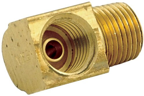 Allstar Performance ALL50125 1/8 Zoll NPT - 3/8-24 Zoll 90 Grad Adapter Fitting 4 Stück