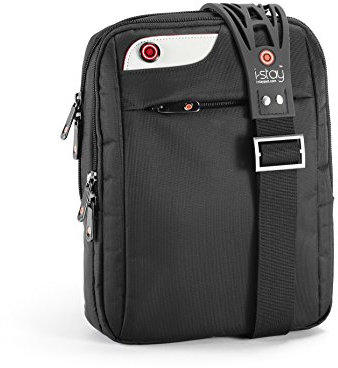 i-stay Falcon IS0101 Sac de transport avec sangle antidérapante pour Apple iPad/tablette/netbook/liseuse 10.1 - noir