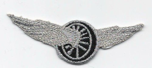 Winged Wheel Sew-on Iron-on Embroidered Patch Car Bike Racing Badge