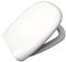 ERCOS Sedile Compatibile con TESI di Ideal Standard Chiusura rallentata Soft Close Prodotto Non Originale - Marca ACB Linea Silver