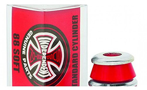 INDEPENDENT-Radiergummi-Truck Skateboard Set Cylinder Soft/88A Rollen, rot