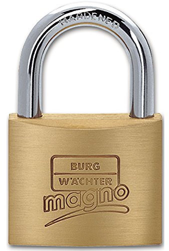 Burg Wächter 25/2 Vorhangschloss 400 E Magno verschiedensperrend, Breite 25 mm