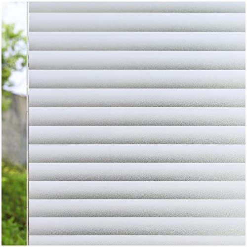 CottonColors Privacy Window Film Static Cling Frosted Glass Stickers Self Adhesive Static 3D Deocration Clings Non-adhesive Office and Home Glass Film, 60x200CM