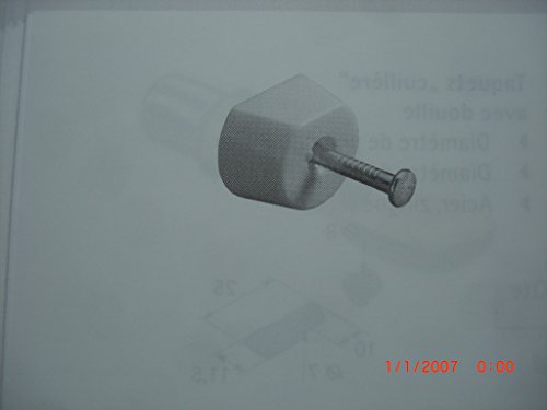 HKB ® Bodenträger mit Stift, Kunststoff weiß, 40 Stück, Artikelnr. 382 …