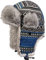 Insun Unisex Fliegermütze Warme Trappermütze Wintermütze Fellmütze Erwachsenen Winter Mütze für Herren und Damen B?hmen Blau XXL Hut Umfang 60cm